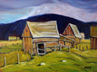 Original art for sale at UGallery.com | Abandoned Farm, Berks County, PA by Doug Cosbie | $275 | oil painting | 9' h x 12' w | thumbnail 1