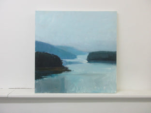 Original art for sale at UGallery.com | River in Winter by Janet Dyer | $1,250 | acrylic painting | 24' h x 24' w | photo 3
