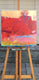 Original art for sale at UGallery.com | Pensive in Red by Robin Okun | $1,100 | acrylic painting | 24' h x 24' w | thumbnail 3