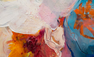 Original art for sale at UGallery.com | Pensive Moment by Ruth-Anne Siegel | $800 | acrylic painting | 24' h x 18' w | photo 4