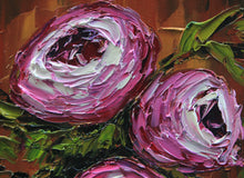 Original art for sale at UGallery.com | Peonies by Lisa Elley | $300 | oil painting | 10' h x 10' w | thumbnail 4