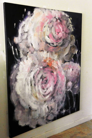 Original art for sale at UGallery.com | Peonies by Mary Pratt | $5,450 | oil painting | 60' h x 48' w | photo 2