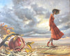 Original art for sale at UGallery.com | Persephone's Progress - Commission by Jesse Aldana | $750 | oil painting | 16' h x 20' w | thumbnail 1