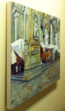 Original art for sale at UGallery.com | Piazza Del Mercato Nuovo, Florence by Onelio Marrero | $1,800 | oil painting | 24' h x 30' w | thumbnail 2