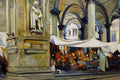 Original art for sale at UGallery.com | Piazza Del Mercato Nuovo, Florence by Onelio Marrero | $1,800 | oil painting | 24' h x 30' w | thumbnail 4