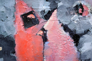 Original art for sale at UGallery.com | Pillow Talk by Mary Pratt | $300 | oil painting | 8' h x 8' w | photo 4