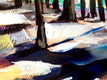 Original art for sale at UGallery.com | Pine Shadows by Chris Wagner | $775 | acrylic painting | 20' h x 20' w | thumbnail 4
