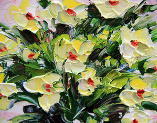 Original art for sale at UGallery.com | Sonnet by Lisa Elley | $250 | oil painting | 10' h x 8' w | photo 4