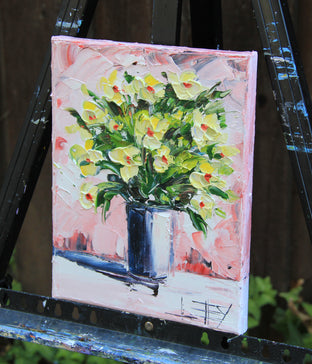 Original art for sale at UGallery.com | Sonnet by Lisa Elley | $250 | oil painting | 10' h x 8' w | photo 2