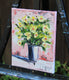 Original art for sale at UGallery.com | Sonnet by Lisa Elley | $250 | oil painting | 10' h x 8' w | thumbnail 2