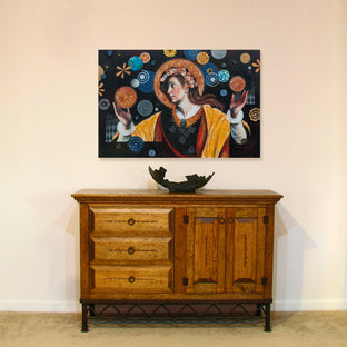 Playing a Round by Darlene McElroy |  Context View of Artwork 