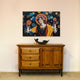 Original art for sale at UGallery.com | Playing a Round by Darlene McElroy | $3,200 | mixed media artwork | 24' h x 36' w | thumbnail 3