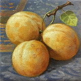 Original art for sale at UGallery.com | Plums by Nikolay Rizhankov | $75 | oil painting | 4' h x 4' w | thumbnail 1