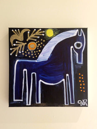 Sapphire Pony by Jessica JH Roller |  Context View of Artwork 
