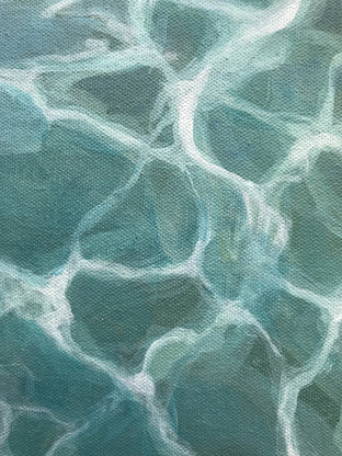 Poolside by Laura Browning |   Closeup View of Artwork 