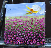 Original art for sale at UGallery.com | A Moment with Monet by Lisa Elley | $475 | oil painting | 10' h x 10' w | thumbnail 2