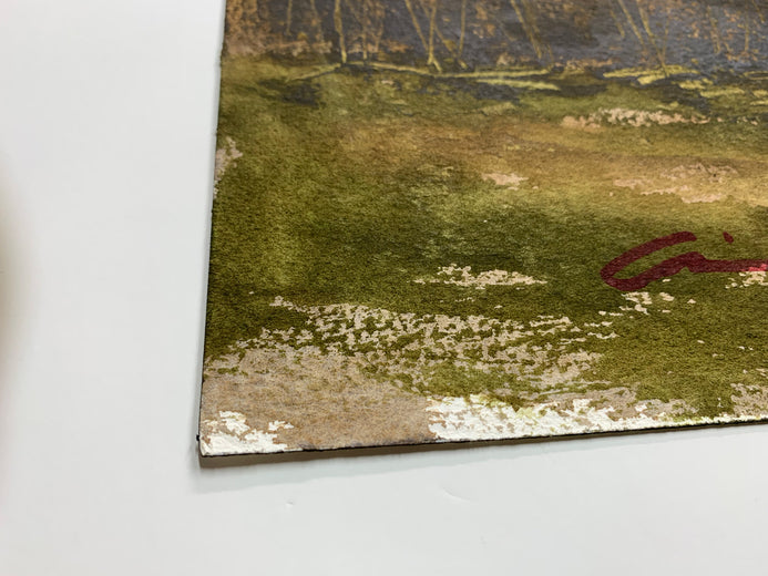 Blessed Solitude by Posey Gaines |  Side View of Artwork 