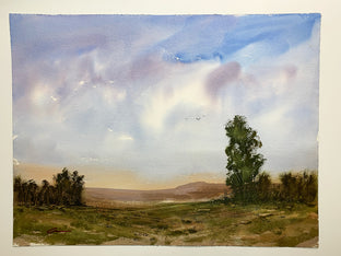 Original art for sale at UGallery.com | Blessed Solitude by Posey Gaines | $800 | watercolor painting | 18' h x 24' w | photo 3