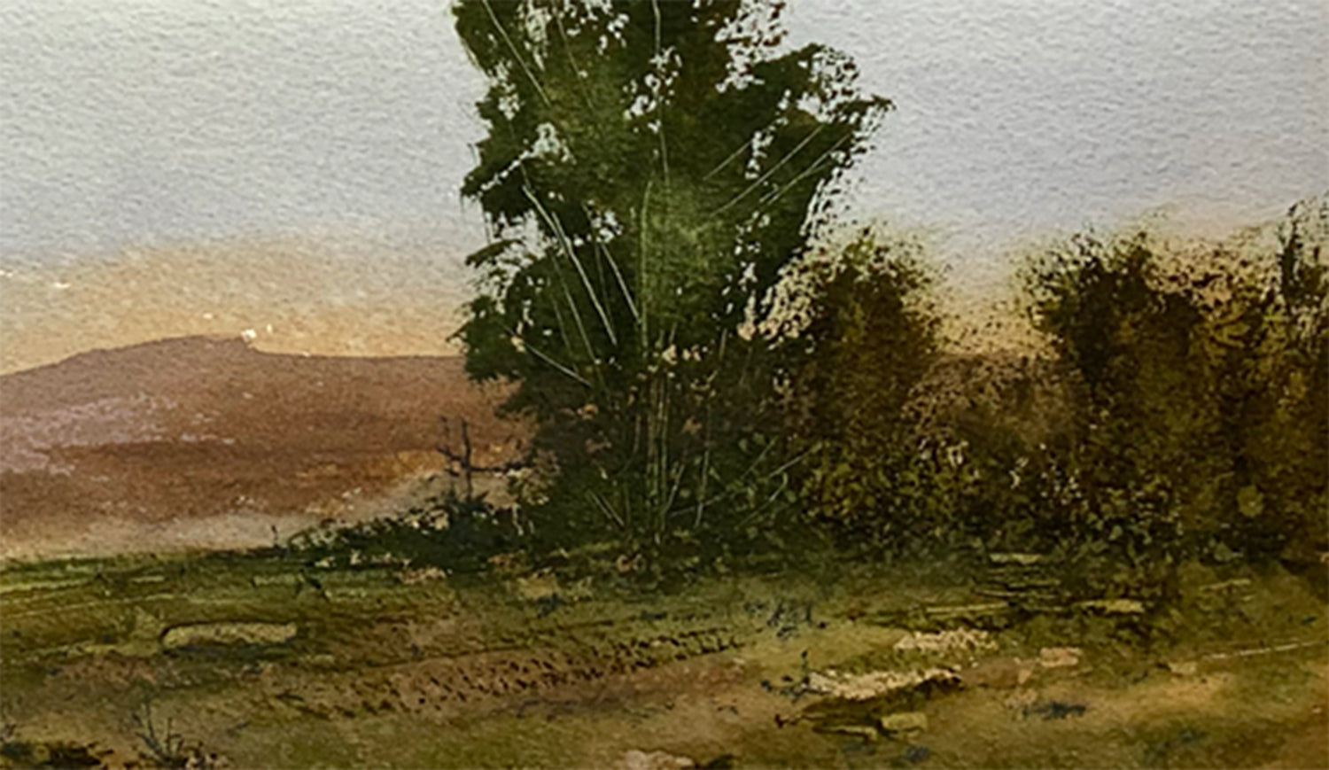 Blessed Solitude by Posey Gaines |  Closeup View of Artwork 