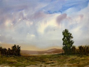 Original art for sale at UGallery.com | Blessed Solitude by Posey Gaines | $800 | watercolor painting | 18' h x 24' w | photo 1