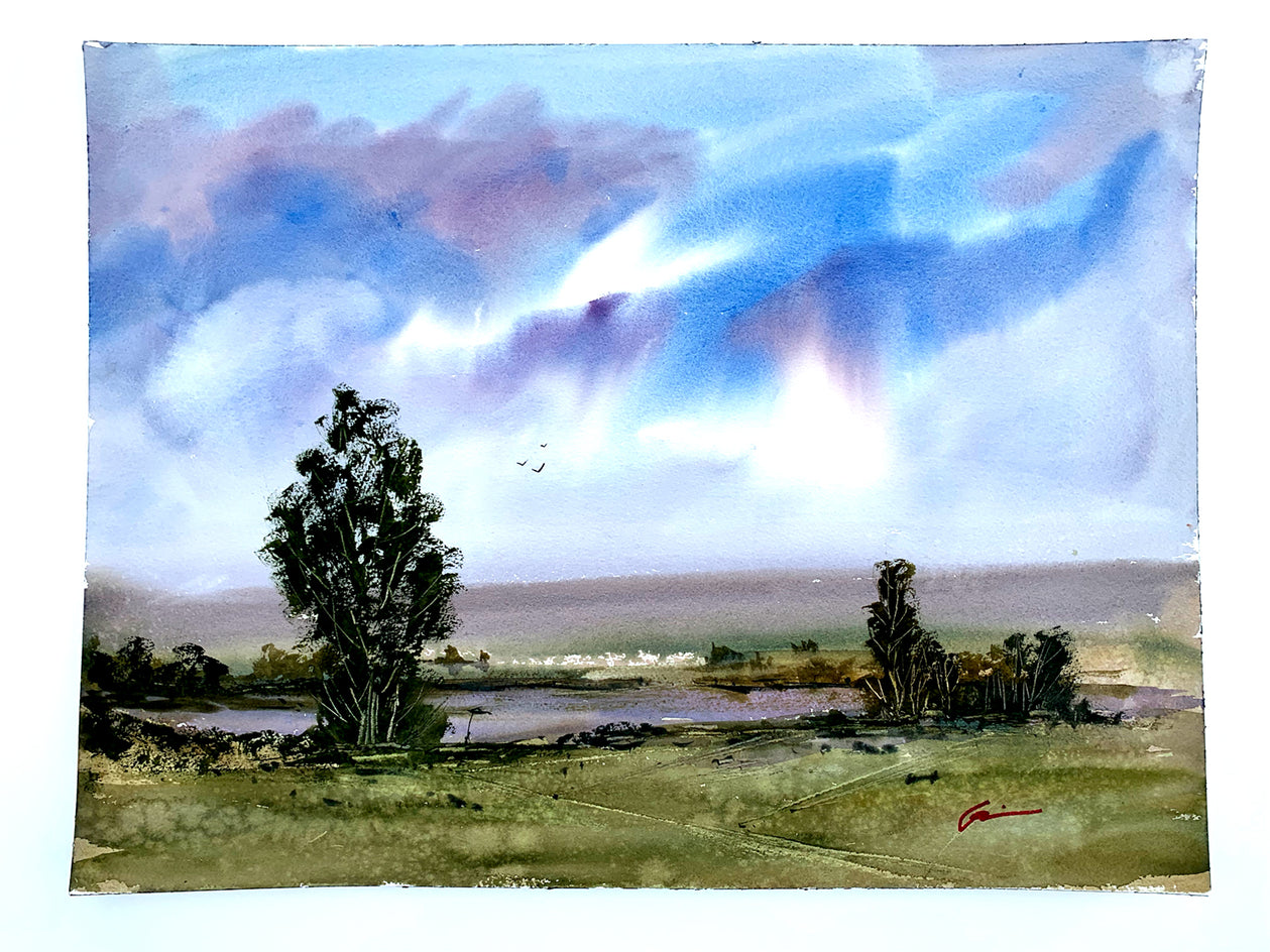 Fishing Weather by Posey Gaines |  Context View of Artwork 