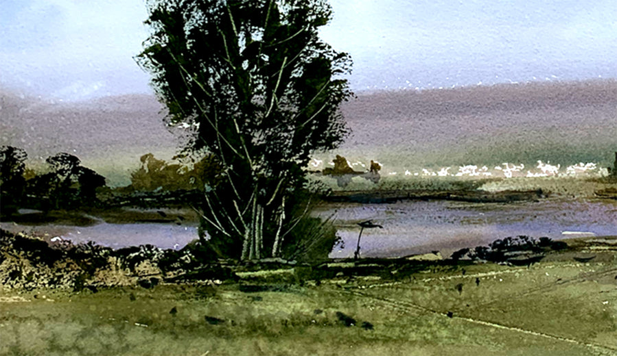 Fishing Weather by Posey Gaines |   Closeup View of Artwork 