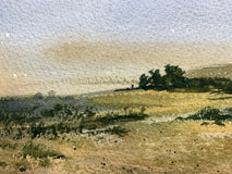 Original art for sale at UGallery.com | Open Spaces Open Heart by Posey Gaines | $550 | watercolor painting | 14' h x 20' w | thumbnail 2