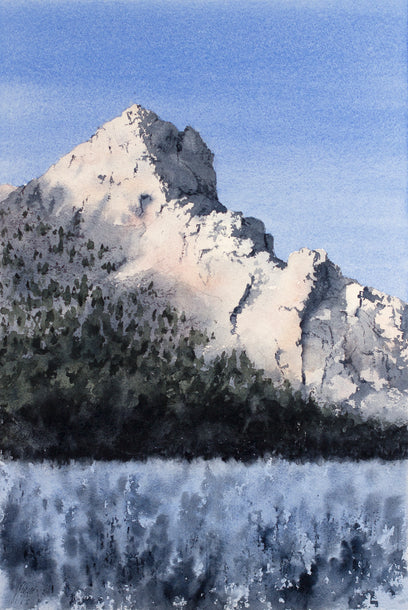 Final Light on the Mountain by Jill Poyerd | Artwork Main Image