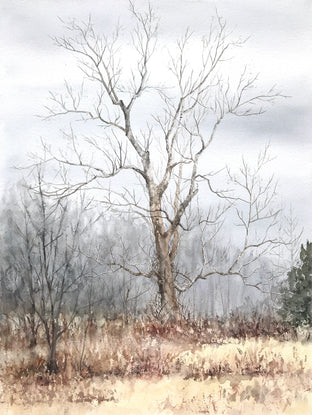 Original art for sale at UGallery.com | Majestic in Stature by Jill Poyerd | $1,975 | watercolor painting | 24' h x 18' w | photo 1
