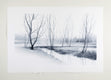 Original art for sale at UGallery.com | Stillness by Jill Poyerd | $1,300 | watercolor painting | 15' h x 24' w | thumbnail 3