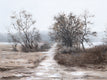 Original art for sale at UGallery.com | Winter Path by Jill Poyerd | $1,600 | oil painting | 18' h x 24' w | thumbnail 1