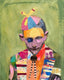 Original art for sale at UGallery.com | Propeller Head by Darlene McElroy | $425 | mixed media artwork | 10' h x 8' w | thumbnail 1