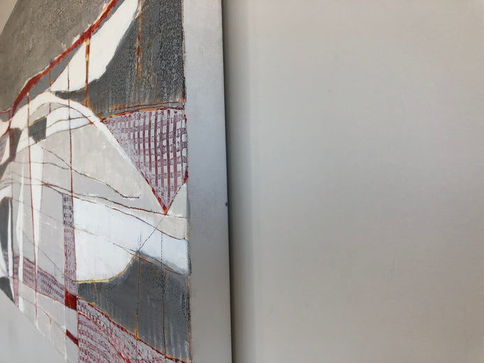 Provence IV by Pat Forbes |  Side View of Artwork 