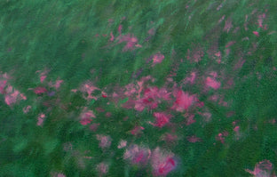 Purple Haze Meadow by Suzanne Massion |   Closeup View of Artwork 