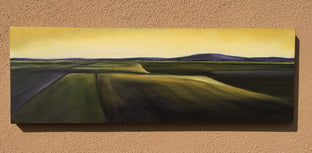 Original art for sale at UGallery.com | Purple Mountain by Mandy Main | $950 | oil painting | 12' h x 36' w | photo 3