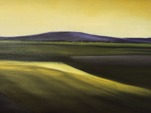Original art for sale at UGallery.com | Purple Mountain by Mandy Main | $950 | oil painting | 12' h x 36' w | photo 4