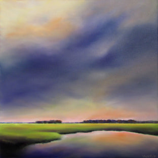 Purple Sky, Marsh Light by Nancy Hughes Miller |  Artwork Main Image 
