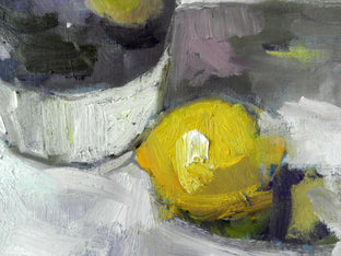 Original art for sale at UGallery.com | Purple Vase by Mary Pratt | $2,500 | oil painting | 40' h x 30' w | photo 4