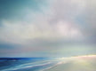 Original art for sale at UGallery.com | Quiet Beach Cloud by Nancy Hughes Miller | $850 | oil painting | 20' h x 20' w | thumbnail 4