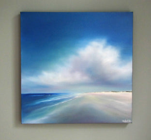 Quiet Beach Cloud by Nancy Hughes Miller |  Context View of Artwork 