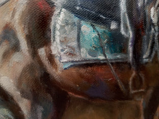 Rolling a Quirly by Jan Fontecchio Perley |   Closeup View of Artwork 
