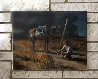 Rolling a Quirly by Jan Fontecchio Perley |  Context View of Artwork 