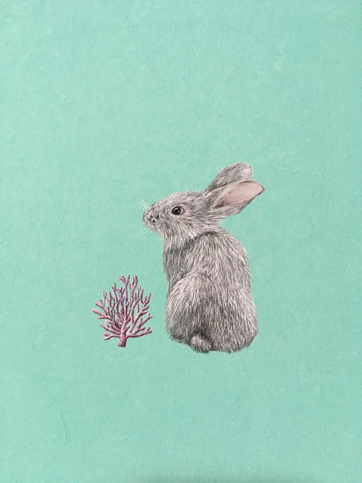 Rabbit & Coral Reef by Heejin Sutton |  Context View of Artwork 