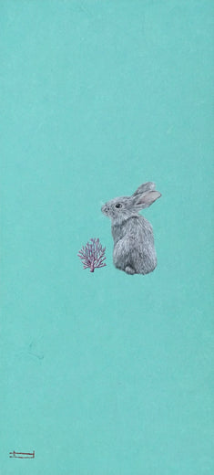 Rabbit & Coral Reef by Heejin Sutton |  Artwork Main Image 