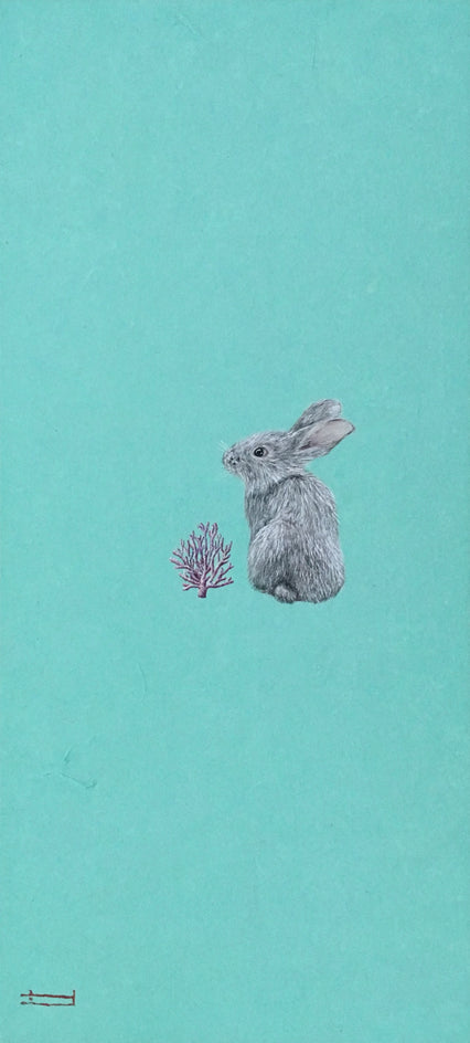 Rabbit & Coral Reef by Heejin Sutton |  Artwork Main Image 