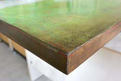 Original art for sale at UGallery.com | Race the Moon by Sally Adams | $2,125 | acrylic painting | 24' h x 48' w | thumbnail 2