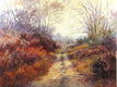 Original art for sale at UGallery.com | Raceway Woods 2 by Suzanne Massion | $675 | oil painting | 18' h x 24' w | thumbnail 1