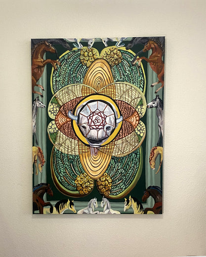 Ace of Pentacles by Rachel Srinivasan |  Context View of Artwork 
