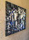 Original art for sale at UGallery.com | Aspect Coffee by Rachel Srinivasan | $1,800 | oil painting | 36' h x 36' w | thumbnail 2