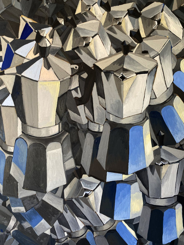 Aspect Coffee by Rachel Srinivasan |  Closeup View of Artwork 